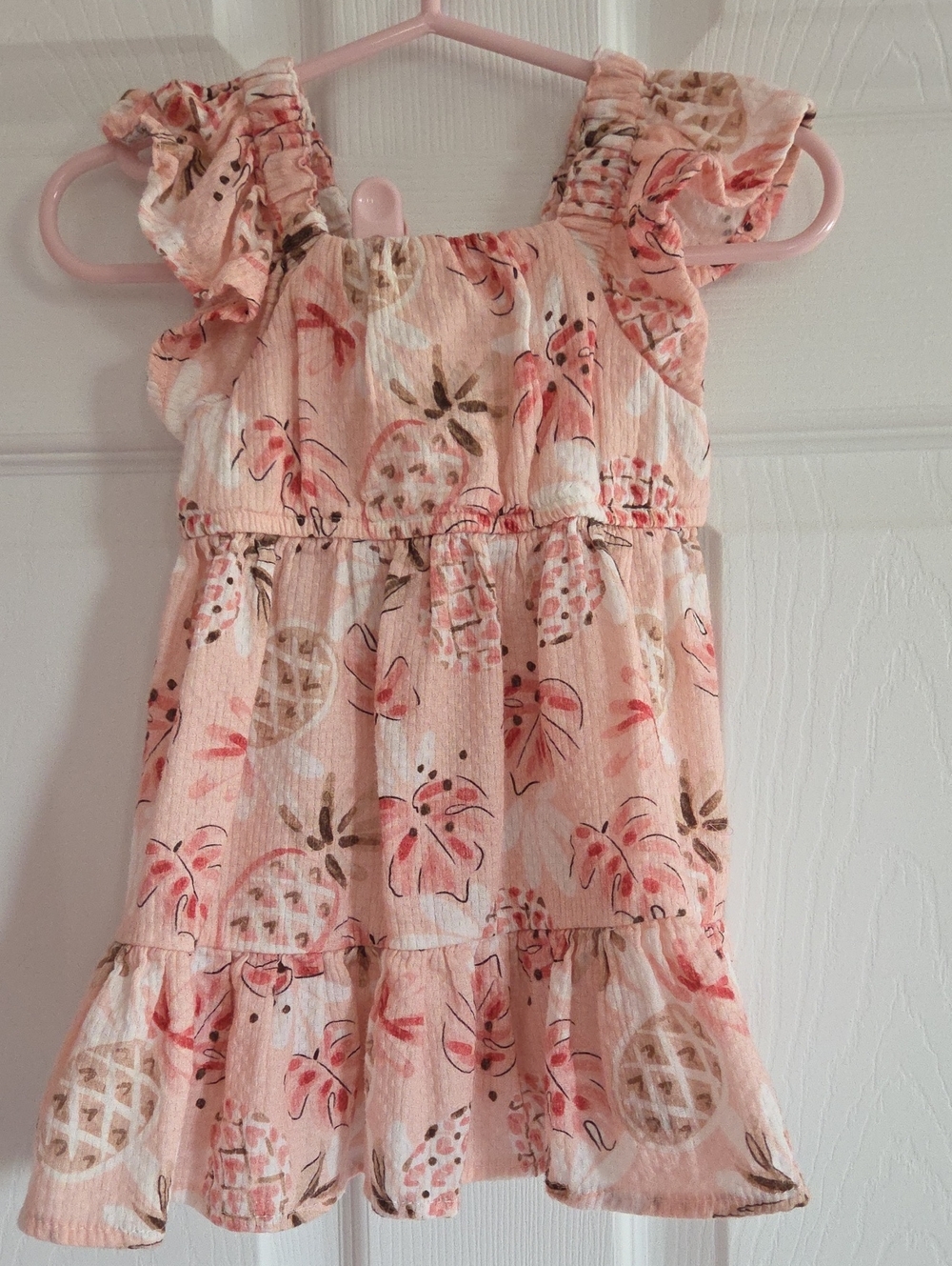 Mayoral 12m  Pink Floral Ruffle Sundress